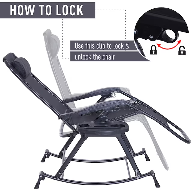 zero gravity chair locking mechanism