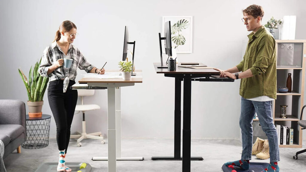how high should standing desk be
